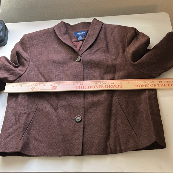 Brown Women's Jacket Linen,Viscose - Picture 9 of 9